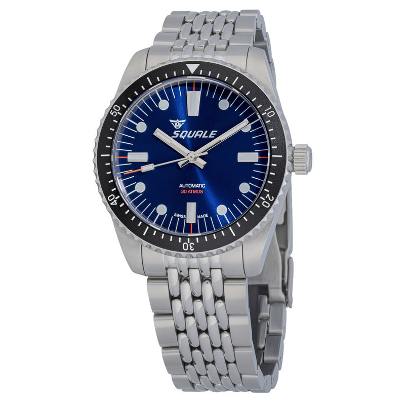 Squale Montauk 300M Swiss Automatic Diver with Rich Blue Dial #MTK-22