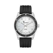 Squale Montauk 300M Swiss Automatic Diver with Frozen Silver Dial #MTK-23