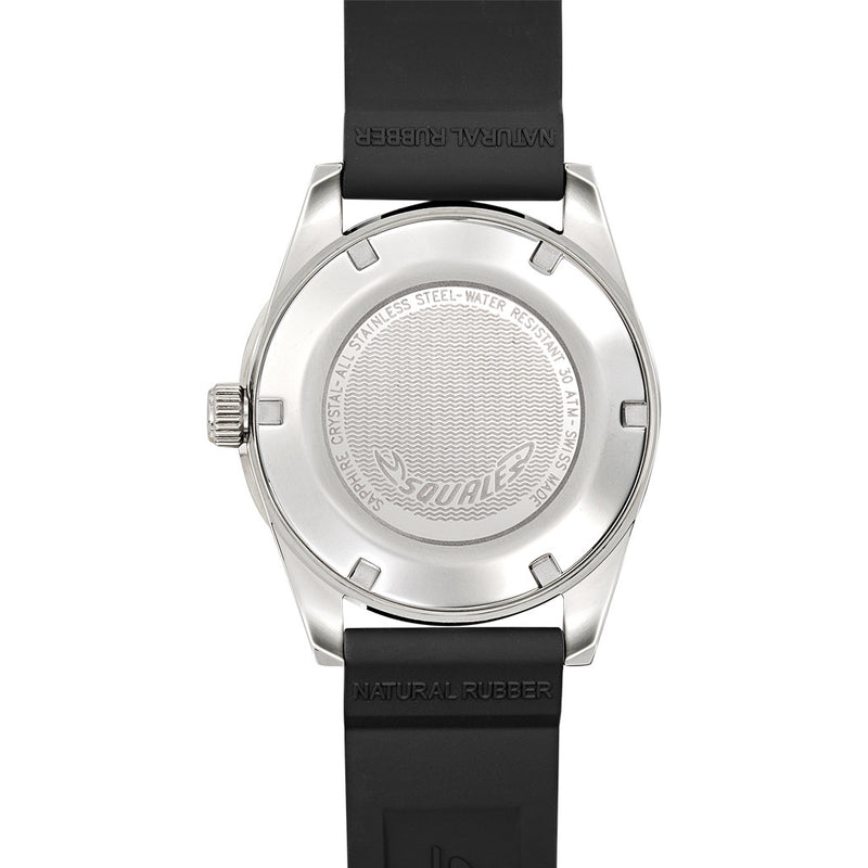 Squale Montauk 300M Swiss Automatic Diver with Frozen Silver Dial #MTK-23