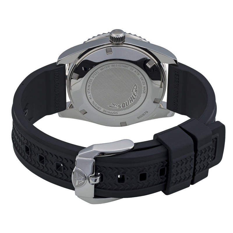 Squale Montauk 300M Swiss Automatic Diver with Frozen Silver Dial #MTK-23