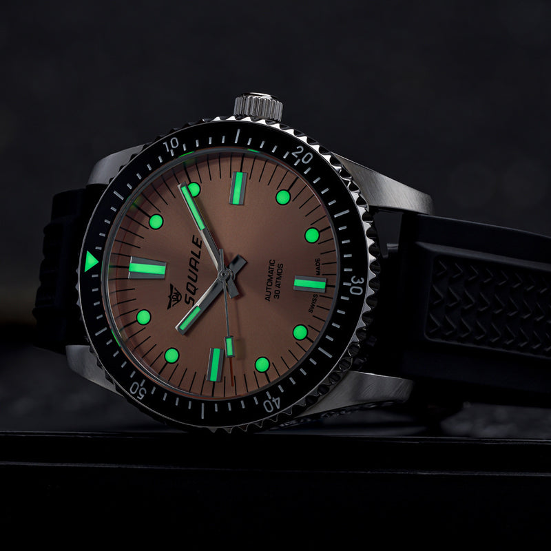 Squale Montauk 300M Swiss Automatic Diver with Copper Dial #MTK-24