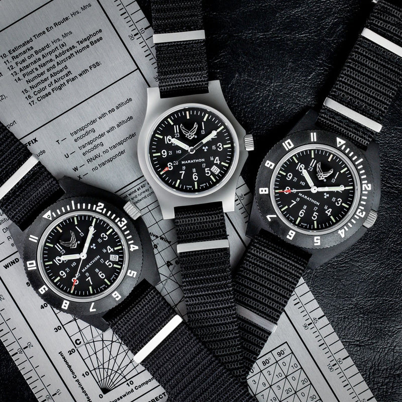 39mm Marathon USAF Swiss Made Officer's Watch Collection