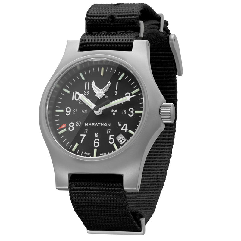39mm Marathon USAF Swiss Made Officer's Watch Zoomed
