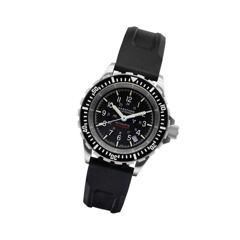 Marathon Swiss Made, GSAR Automatic Military Divers Watch #WW194006-tilt