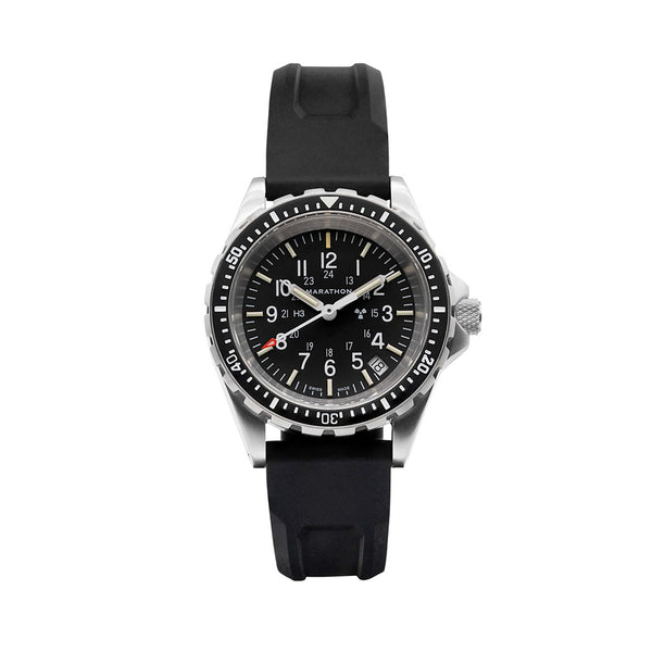 Marathon (Medium) Swiss Made, TSAR Quartz Military Divers Watch with Sapphire Crystal #WW194027