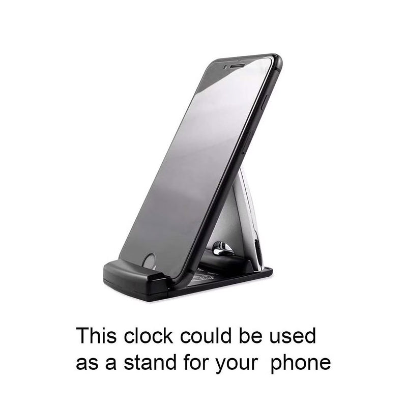 Marathon Travel Alarm Clock with Calendar, Temperature, 12 or 24 Hour Format #CL030023
