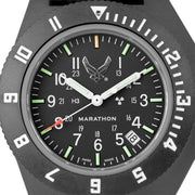 Marathon USAF Swiss Made Quartz Navigator Watch with window Zoomed Dial