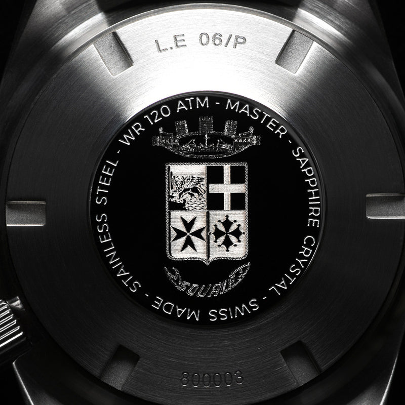 Squale Master Marina Militare Reissue Limited Edition #MASTERMM back