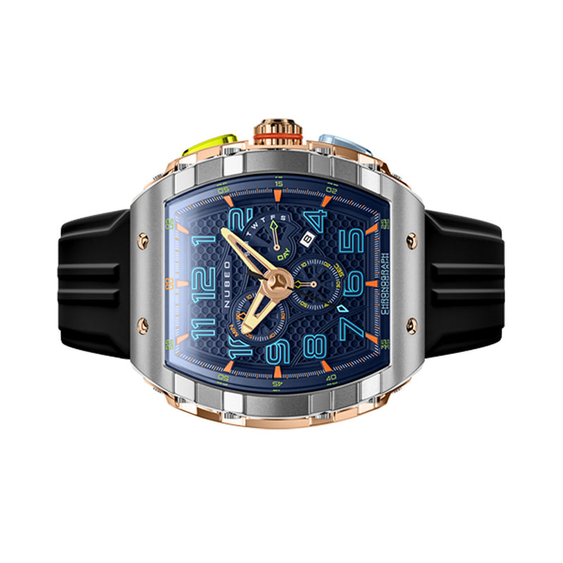 Nubeo Magellan Retrograde Chronograph Asteroid Blue #NB-6088-01