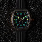 Nubeo Magellan Retrograde Chronograph Asteroid Blue #NB-6088-01