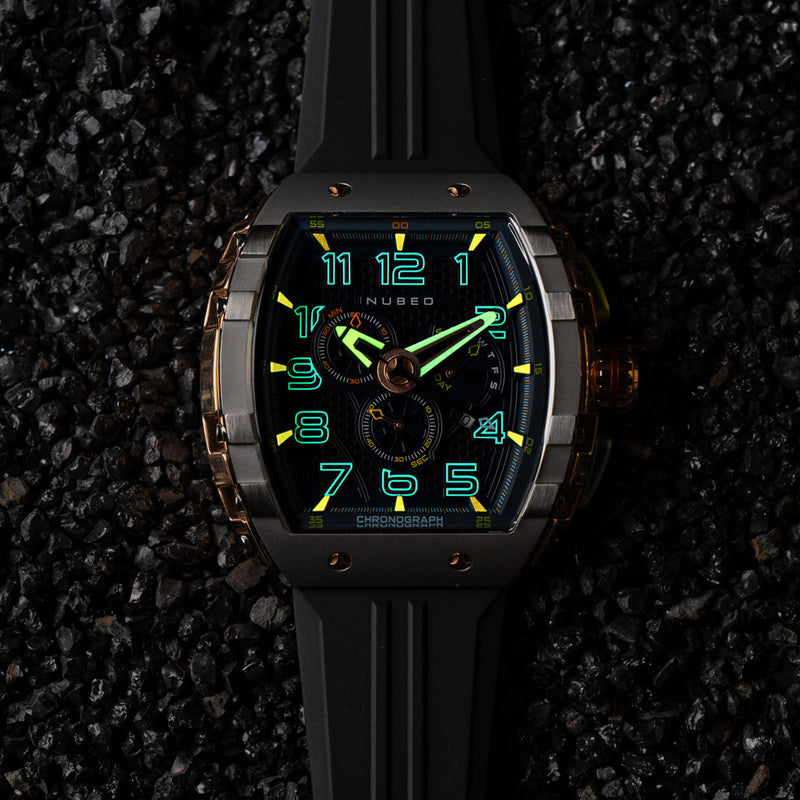 Nubeo Magellan Retrograde Chronograph Asteroid Blue #NB-6088-01