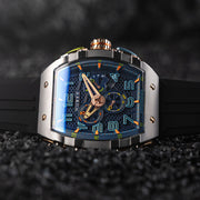 Nubeo Magellan Retrograde Chronograph Asteroid Blue #NB-6088-01