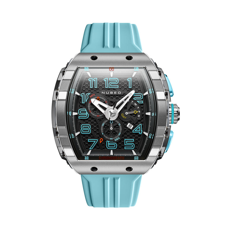 Nubeo Magellan Retrograde Chronograph Aster Blue #NB-6088-02