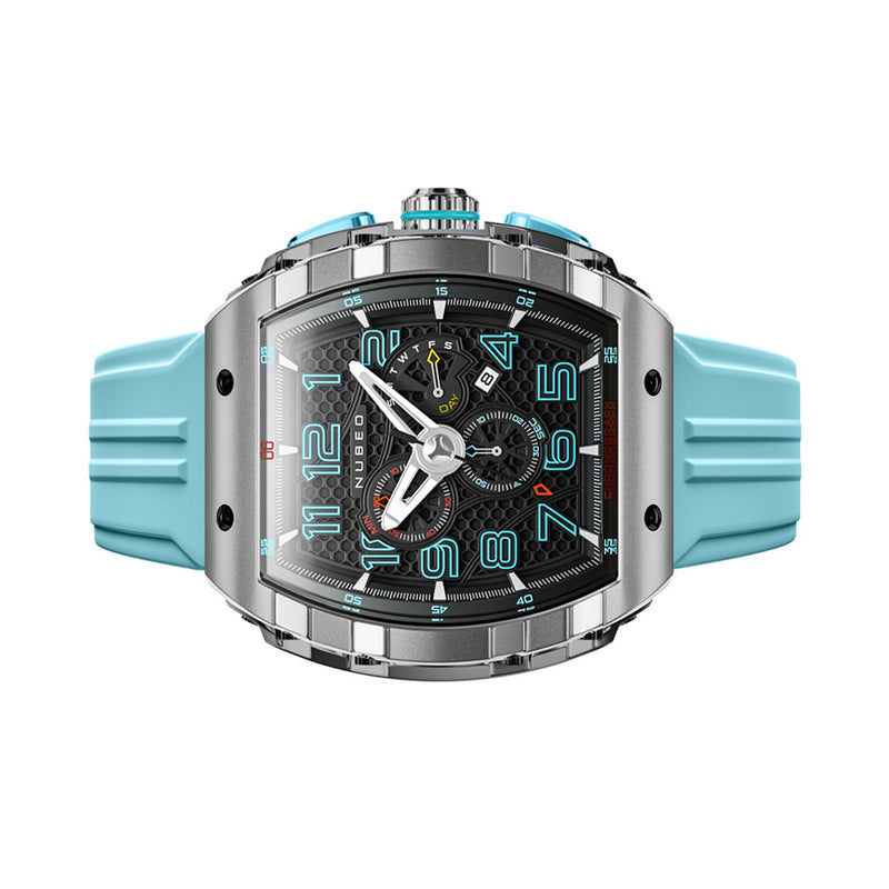 Nubeo Magellan Retrograde Chronograph Aster Blue #NB-6088-02