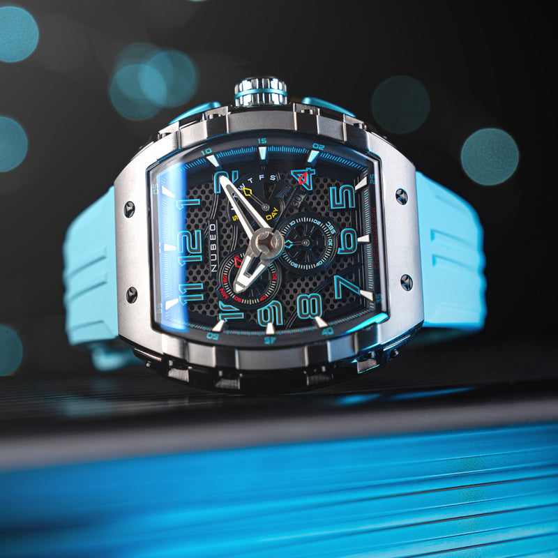 Nubeo Magellan Retrograde Chronograph Aster Blue #NB-6088-02