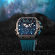 Nubeo Magellan Retrograde Chronograph Aster Blue #NB-6088-02