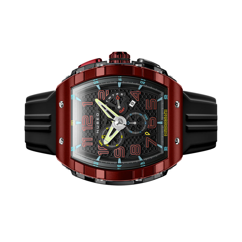 Nubeo Magellan Retrograde Chronograph Crimson Red #NB-6088-03