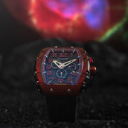 Nubeo Magellan Retrograde Chronograph Crimson Red #NB-6088-03