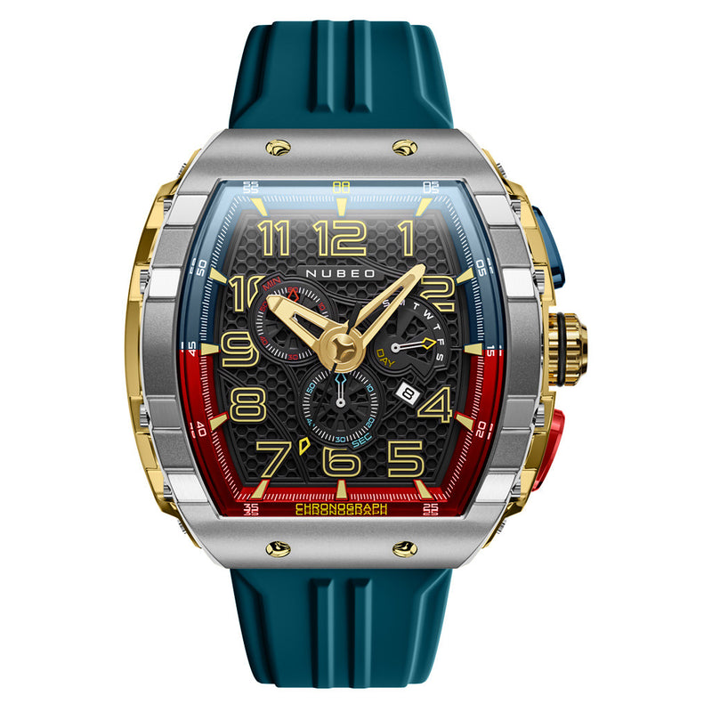 Nubeo Magellan Retrograde Chronograph Gamer Blue #NB-6088-04