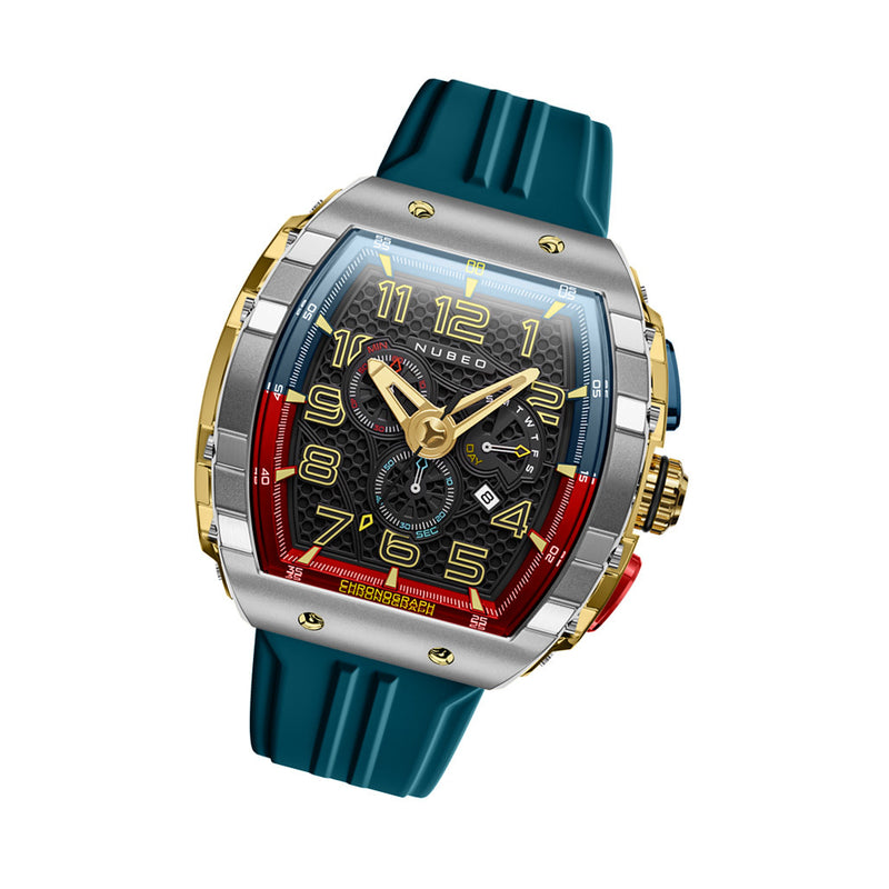 Nubeo Magellan Retrograde Chronograph Gamer Blue #NB-6088-04