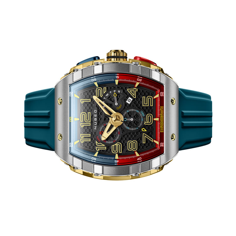 Nubeo Magellan Retrograde Chronograph Gamer Blue #NB-6088-04