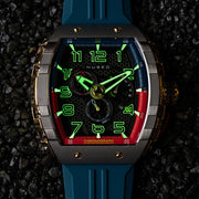Nubeo Magellan Retrograde Chronograph Gamer Blue #NB-6088-04