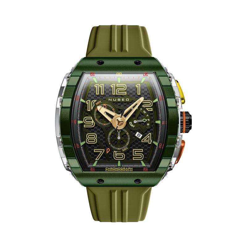Nubeo Magellan Retrograde Chronograph Oblivion Green #NB-6088-05