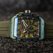Nubeo Magellan Retrograde Chronograph Oblivion Green #NB-6088-05