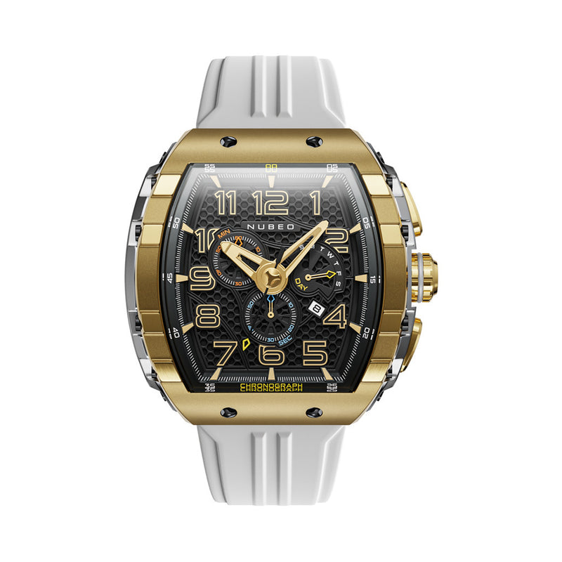 Nubeo Magellan Retrograde Chronograph White Gold #NB-6088-06