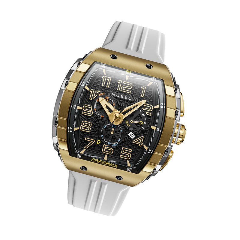 Nubeo Magellan Retrograde Chronograph White Gold #NB-6088-06