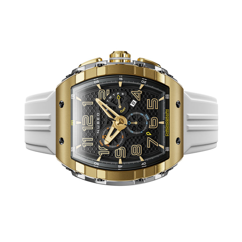 Nubeo Magellan Retrograde Chronograph White Gold #NB-6088-06