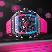 Nubeo Magellan Retrograde Chronograph Bubblegum Pink #NB-6088-07