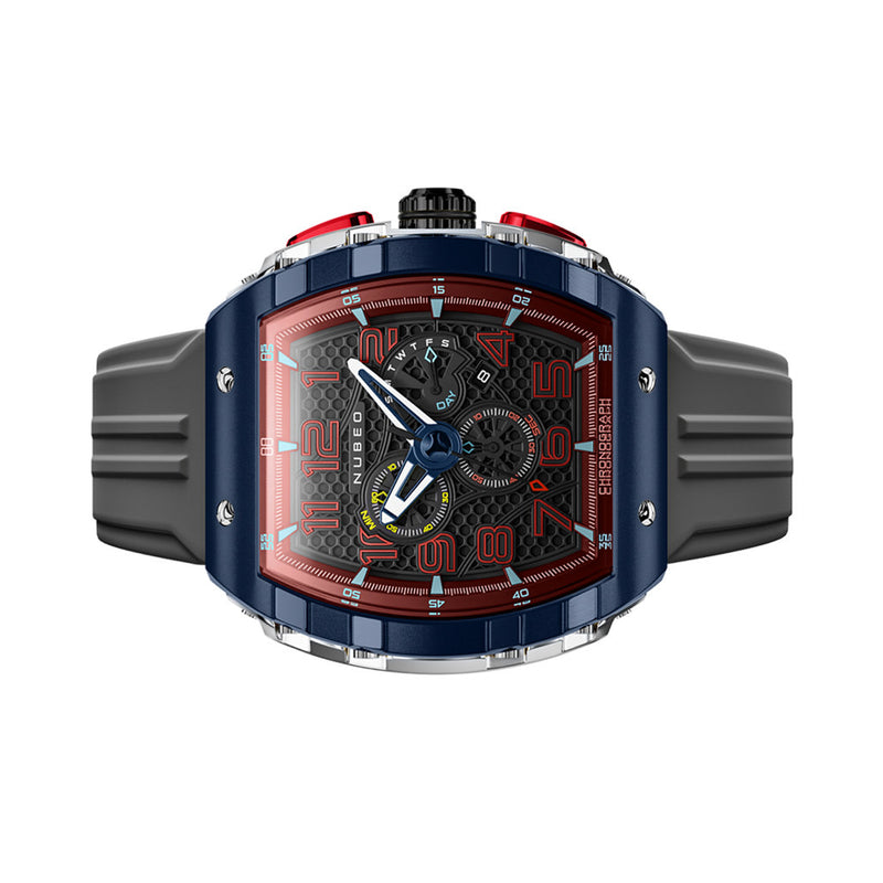 Nubeo Magellan Retrograde Chronograph Spaceship Black #NB-6088-08