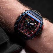 Nubeo Magellan Retrograde Chronograph Spaceship Black #NB-6088-08