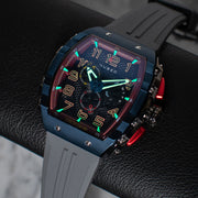 Nubeo Magellan Retrograde Chronograph Spaceship Black #NB-6088-08