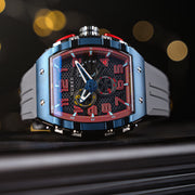 Nubeo Magellan Retrograde Chronograph Spaceship Black #NB-6088-08