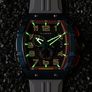 Nubeo Magellan Retrograde Chronograph Spaceship Black #NB-6088-08
