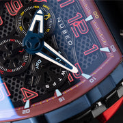 Nubeo Magellan Retrograde Chronograph Spaceship Black #NB-6088-08