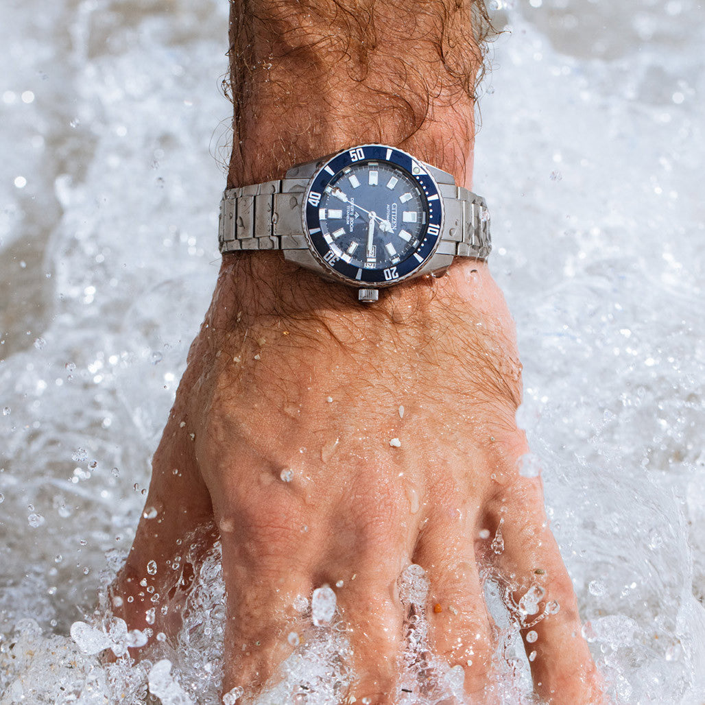 Citizen Promaster Super Titanium Automatic Dive Watch with Blue