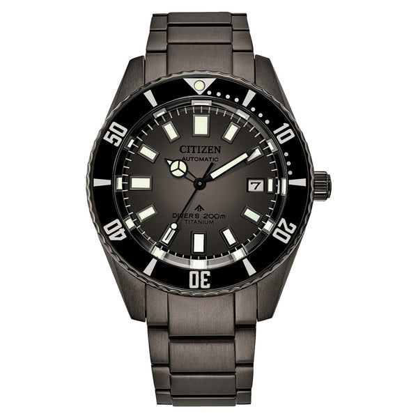Citizen Promaster DLC Super Titanium Automatic Dive Watch with Black Dial #NB6025-59H