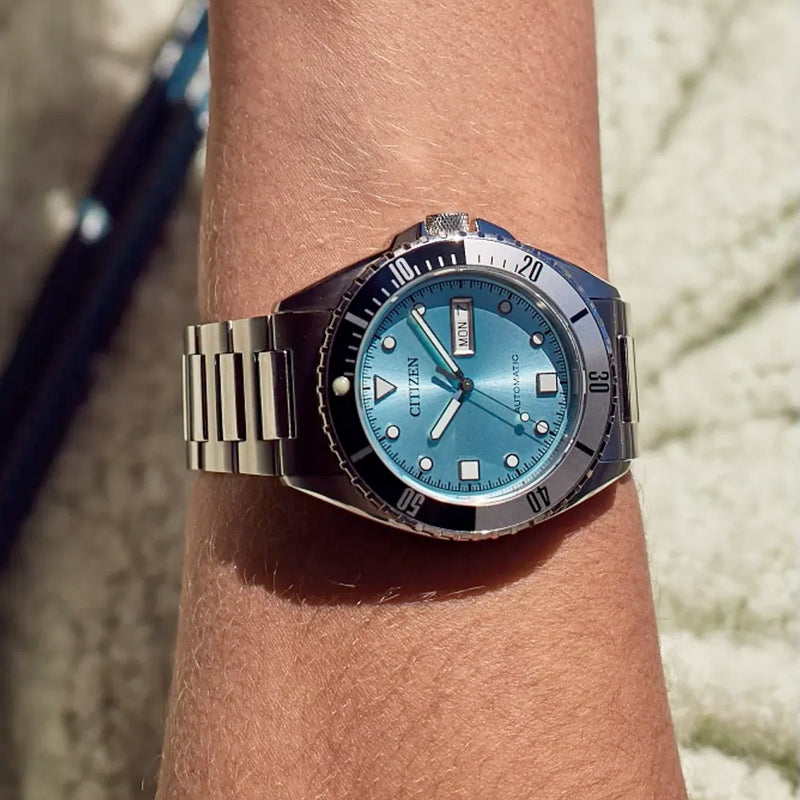Citizen Sports Automatic with Light Blue Dial #NH7530-52L