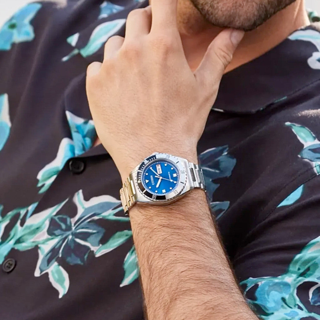 Citizen Sports Automatic with Blue Dial #NH7530-52M — Long Island