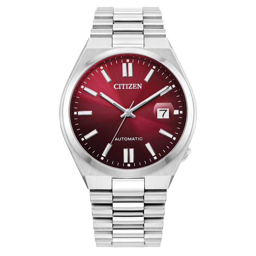 Citizen Tsuyosa Sports Automatic with Sunray Burgundy Dial #NJ0150