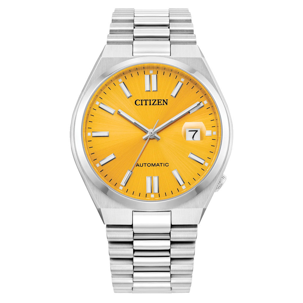 Citizen Tsuyosa Sports Automatic with Sunray Yellow Dial #NJ0150