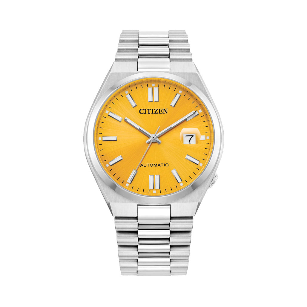 Citizen Tsuyosa Sports Automatic with Sunray Yellow Dial #NJ0150