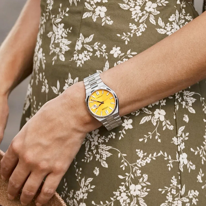 Citizen Tsuyosa Sports Automatic with Sunray Yellow Dial #NJ0150-56Z
