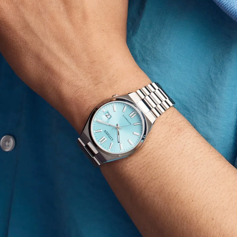 Citizen Tsuyosa Sports Automatic with Sunray Sky Blue Dial #NJ0151-53M