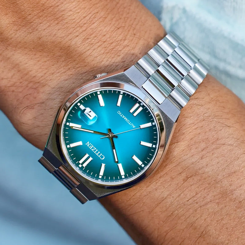 Citizen Tsuyosa Sports Automatic with Gradient Teal Dial #NJ0151-53X