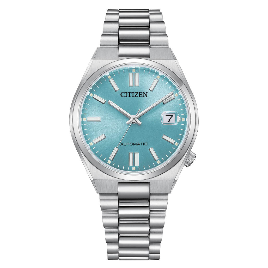 シチズン CITIZEN TSUYOSA 37mm ライトブルー Citizen Tsuyosa 37mm Sports Automatic with Ice Blue Dial #NJ0200