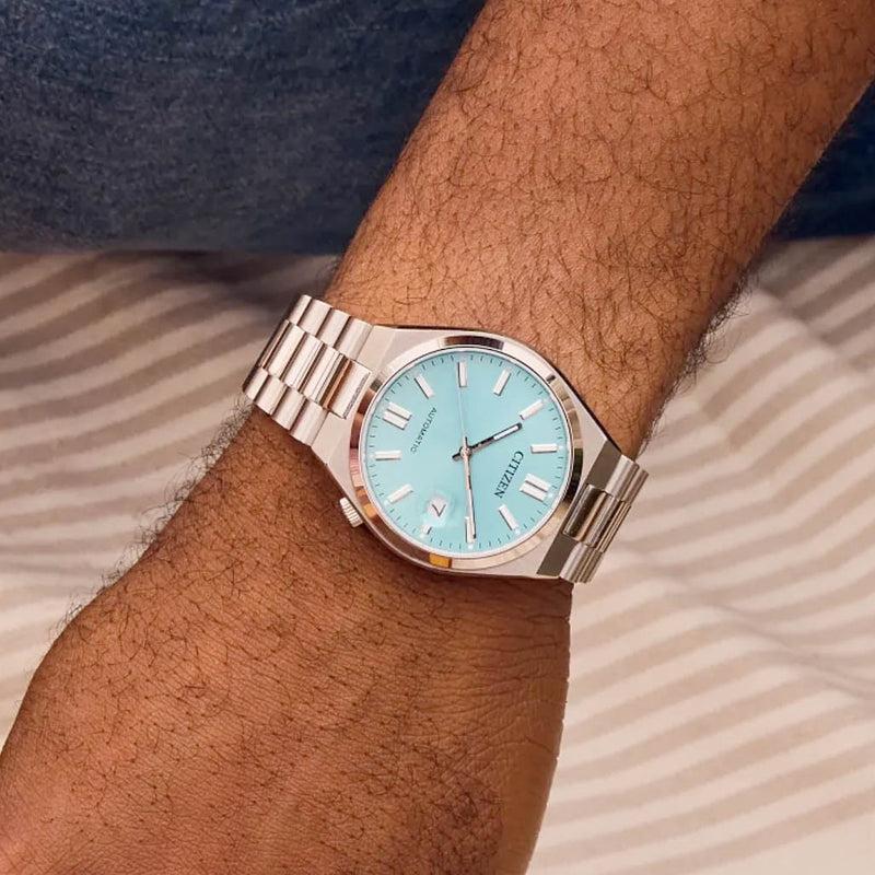 Citizen Tsuyosa 37mm Sports Automatic with Ice Blue Dial #NJ0200-50L